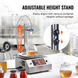 Food Storage: VEVOR Liquid Filling Machine, 30-15000 g Weighing Capacity, Automatic Bottle Filler Machine Bottling Machine Digital Control for Milk, Water, Oil, Wine, Beverage, Detergent, Shampoo (Single Nozzle)