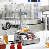 Food Storage: VEVOR Liquid Filling Machine, 30-15000 g Weighing Capacity, Automatic Bottle Filler Machine Bottling Machine Digital Control for Milk, Water, Oil, Wine, Beverage, Detergent, Shampoo (Single Nozzle)
