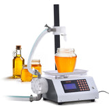 Food Storage: VEVOR Liquid Filling Machine, 50-5000 g Weighing Capacity, Automatic Bottle Filler Machine Bottling Machine Gear Pump Digital Control for Honey, Oil, Wine, Detergent, Viscous Liquids (Single Nozzle)