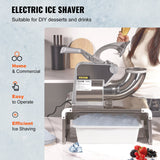 Speciality Appliances: VEVOR Commercial Ice Shaver Crusher, 661lbs Per Hour Electric Snow Cone Maker, 350W Shaved Ice Machine with Dual Blades for Parties Events Snack Bar, Home and Commercial Use