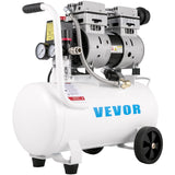 Air Compressors: VEVOR Air Compressor 6.6 Gallon, Portable Air Compressor 1 HP, Oil Free Air Compressor Steel Tank 750W,  Pancake Air Compressor 115 PSI, Ultra Quiet Compressor for Home Repair, Tire Inflation