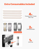 Washing Machines: VEVOR Continuous Bag Band Sealing Machine, 6-12 mm Seal Width, Horizontal Band Sealer Machine with Digital Temperature Control, Carbon Steel Bag Sealer for 0.02-0.8 mm Plastic Bags Films Membrane