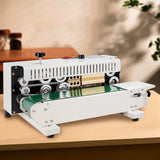 Washing Machines: VEVOR Continuous Bag Band Sealing Machine, 6-12 mm Seal Width, Horizontal Band Sealer Machine with Digital Temperature Control, Carbon Steel Bag Sealer for 0.02-0.8 mm Plastic Bags Films Membrane