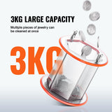 Kitchen & Bathroom DIY: VEVOR 3kg Rotary Tumbler Surface Polisher Jewelry Polish Finish Machine Gem DIY