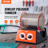 Gardening Tools: VEVOR Jewelry Polisher Tumbler, 11lbs/5kg Capacity Mini Rotary Tumbler Machine with 0-60 Minutes Timer, 5 Speeds Jewelry Rotary Finisher for Surface Polishing Grinding Buffing Gemstones Jewels Coins