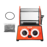 Gardening Tools: VEVOR Jewelry Polisher Tumbler, 11lbs/5kg Capacity Mini Rotary Tumbler Machine with 0-60 Minutes Timer, 5 Speeds Jewelry Rotary Finisher for Surface Polishing Grinding Buffing Gemstones Jewels Coins