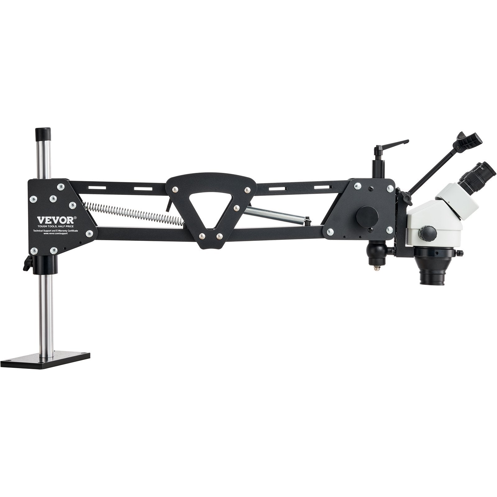 Gardening Tools: VEVOR Multi-Directional Microscope with Spring Bracket, 7X-45X Magnification Jewelry Microscope, Micro Jewelry Inlaid Stand with Integrated USB Ring LED Light, Jewelers Microscope for Jewelry Inlay