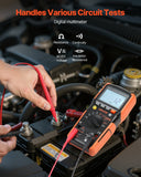 Batteries: VEVOR Digital Multimeter, 4000-Count TRMS Voltmeter Ohmmeter, 1000V AC/DC Voltage Tester with Switchable Auto/Manual Range for Voltage, Resistance, and Continuity Measurment