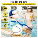 Pool Toys & Inflatables: VEVOR Swimming Pool Handrail Ladder Handrail Stainless Steel Rail w/ Base Plate