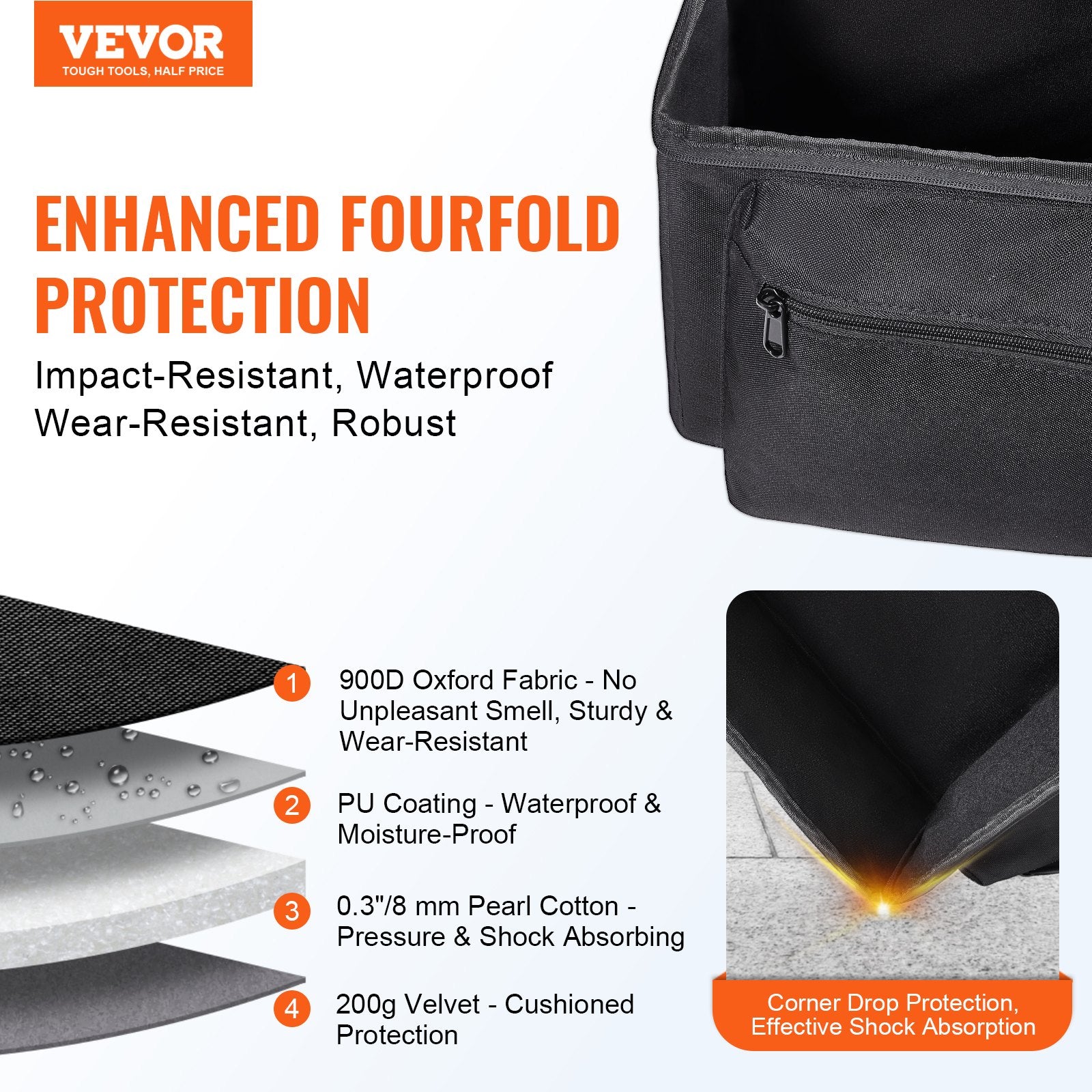 Camera Accessories: VEVOR Telescope Case 1035 mm Multipurpose Shock-Absorbent Telescope Storage Bag