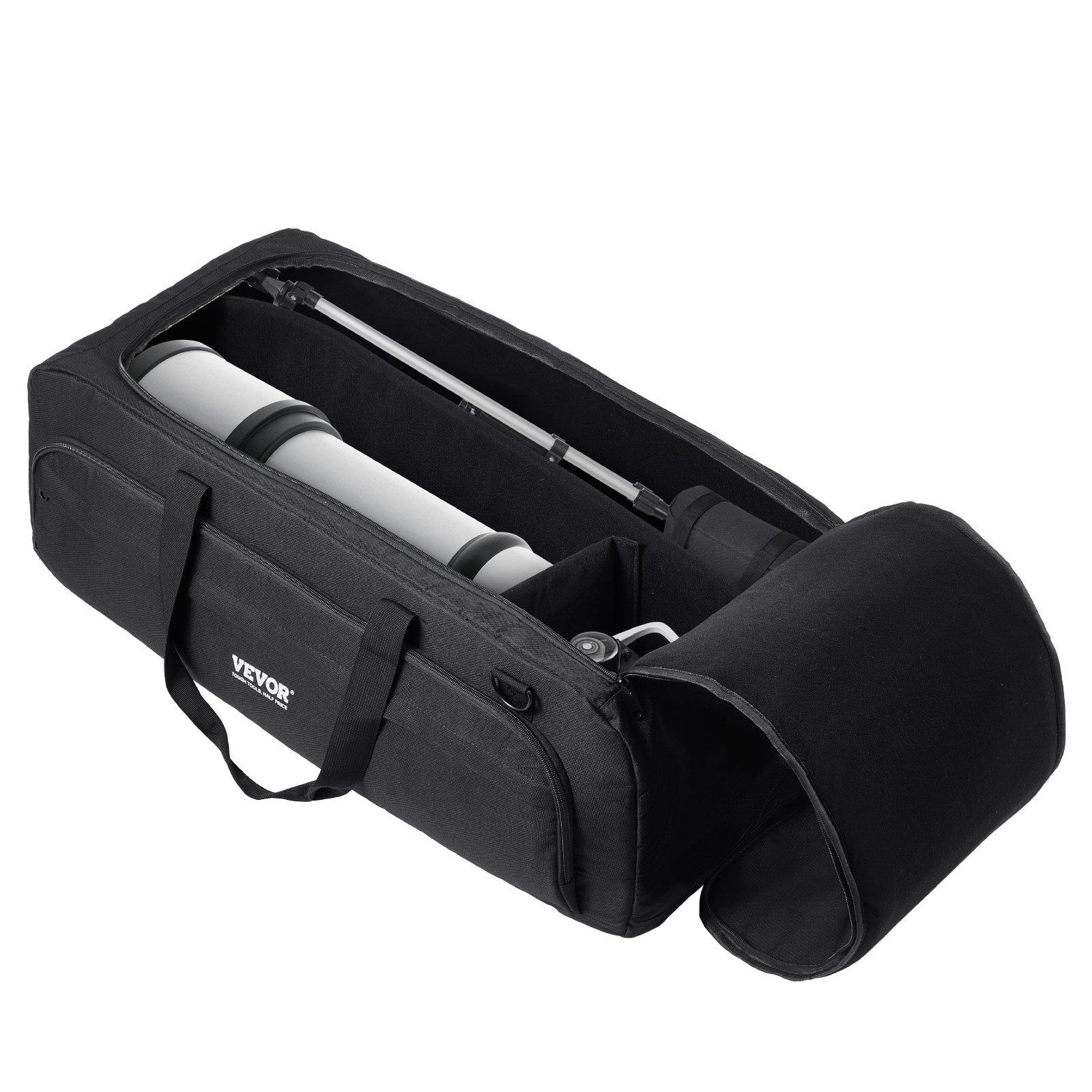 Camera Accessories: VEVOR Telescope Case, 770 mm, Telescope Storage Bag with Fixed Buckles, Multi-Pocket and Detachable Divider, Shock-Absorbent Telescope Carrying Case for Optical Tube & Tripod, Counterweight Pocket