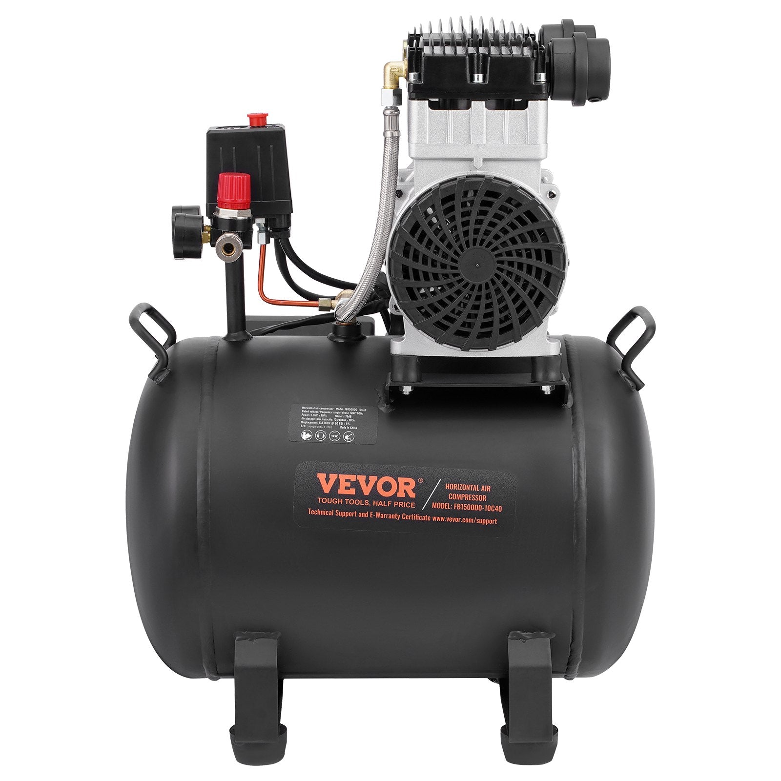 Air Compressor Compact Portable Oil Free Compressor 40L 90 PSI