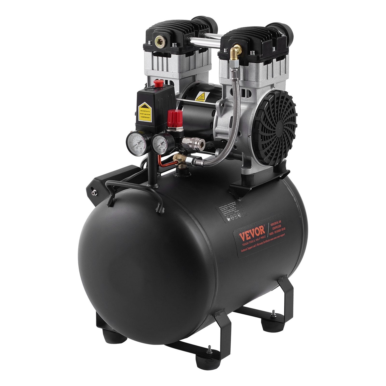 Air Compressor Compact Portable Oil Free Compressor 40L 90 PSI