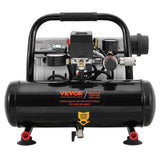 Air Compressors: VEVOR Air Compressor Compact Portable Oil Free Compressor 4L 7bar
