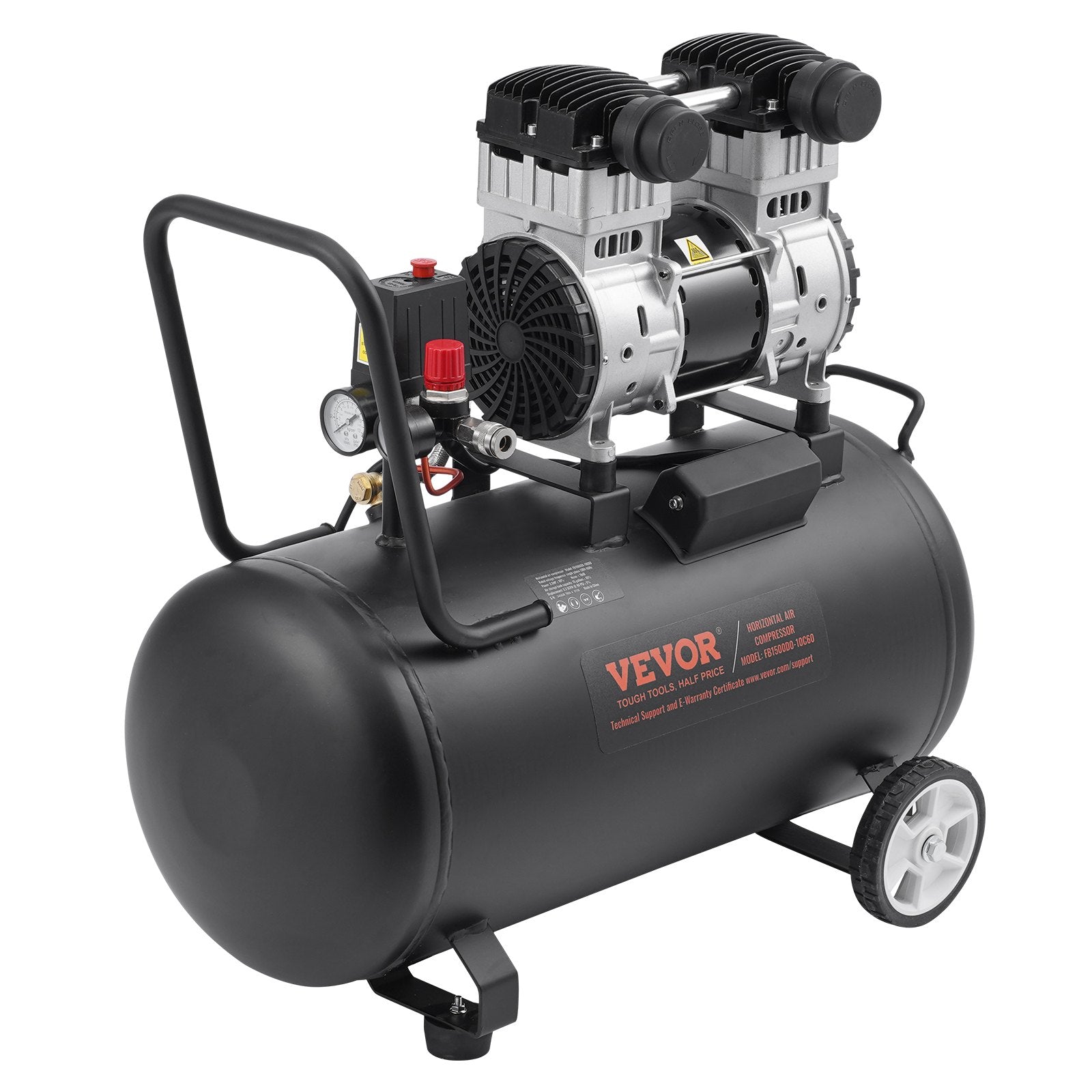 Air Compressors: VEVOR Air Compressor Compact Portable Oil Free Compressor 60L 90 PSI