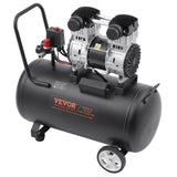 VEVOR Air Compressor Compact Portable Oil Free Compressor 60L 90 PSI