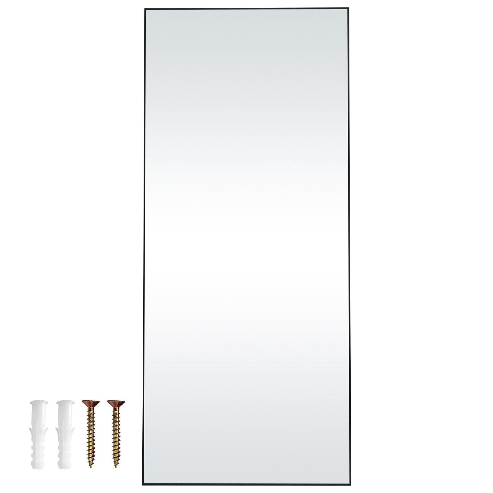 Mirrors: VEVOR Full Length Mirror, 1800x785 mm, Extra Large Standing Hanging or Leaning Rectangle Floor Mirror with Tempered Glass Aluminum Alloy Frame, Full Body Dressing Mirror for Living Room Bedroom, Black
