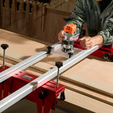 Gardening Tools: VEVOR Router Sled, 1625 mm, Portable and Easy to Adjust Slab Flattening Jig, DIY Woodworking Router Sled for Flattening Slabs, Slab Guide Jig Trimming Planing Machine for Wood Flattening, Home DIY