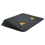 Automotive Decor: VEVOR Upgraded Rubber Threshold Ramp, 10.2 cm Rise Door Ramp with 1 Channel, Natural Rubber Car Ramp with Non-Slip Textured Surface, 15 tons Load Capacity Curb Ramp for Wheelchair and Scooter