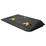 Automotive Decor: VEVOR Upgraded Rubber Threshold Ramp, 7.6 cm Rise Door Ramp with 1 Channel, Natural Rubber Car Ramp with Non-Slip Textured Surface, 150 tons Load Capacity Curb Ramp for Wheelchair and Scooter