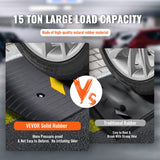 Other Hampers: VEVOR Upgraded Rubber Threshold Ramp, 3.8 cm Rise Wheelchair Ramp Doorway, Natural Curb Ramp Rated 15 tons Load Capacity, Non-Slip Textured Surface Rubber Curb Ramp for Wheelchair and Scooter