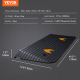Other Hampers: VEVOR Upgraded Rubber Threshold Ramp, 3.8 cm Rise Wheelchair Ramp Doorway, Natural Curb Ramp Rated 15 tons Load Capacity, Non-Slip Textured Surface Rubber Curb Ramp for Wheelchair and Scooter