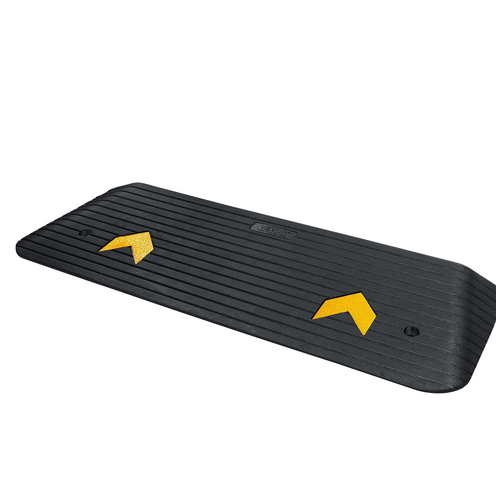 Automotive Decor: VEVOR Rubber Threshold Ramp, 5 cm Rise Threshold Ramp Doorway, Recycled Rubber Power Threshold Ramp Rated 15 tons Load Capacity, Non-Slip Surface Rubber Solid Threshold Ramp for Wheelchair and Scooter