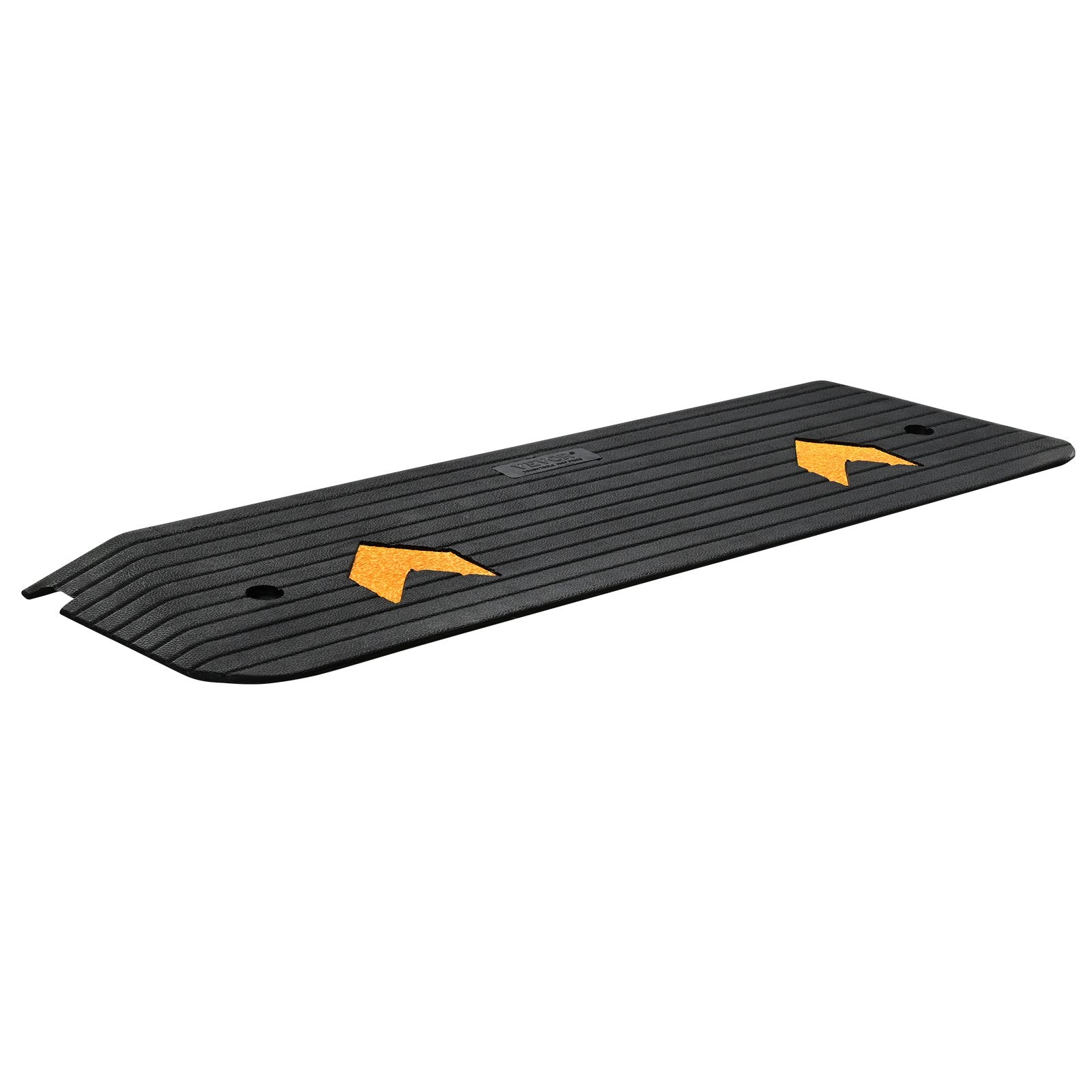 Automotive Decor: VEVOR Upgraded Rubber Threshold Ramp, 2.5 cm Rise Wheelchair Ramp Doorway, Natural Curb Ramp Rated 15 tons Load Capacity, Non-Slip Textured Surface Rubber Curb Ramp for Wheelchair and Scooter