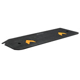 Automotive Decor: VEVOR Upgraded Rubber Threshold Ramp, 2.5 cm Rise Wheelchair Ramp Doorway, Natural Curb Ramp Rated 15 tons Load Capacity, Non-Slip Textured Surface Rubber Curb Ramp for Wheelchair and Scooter