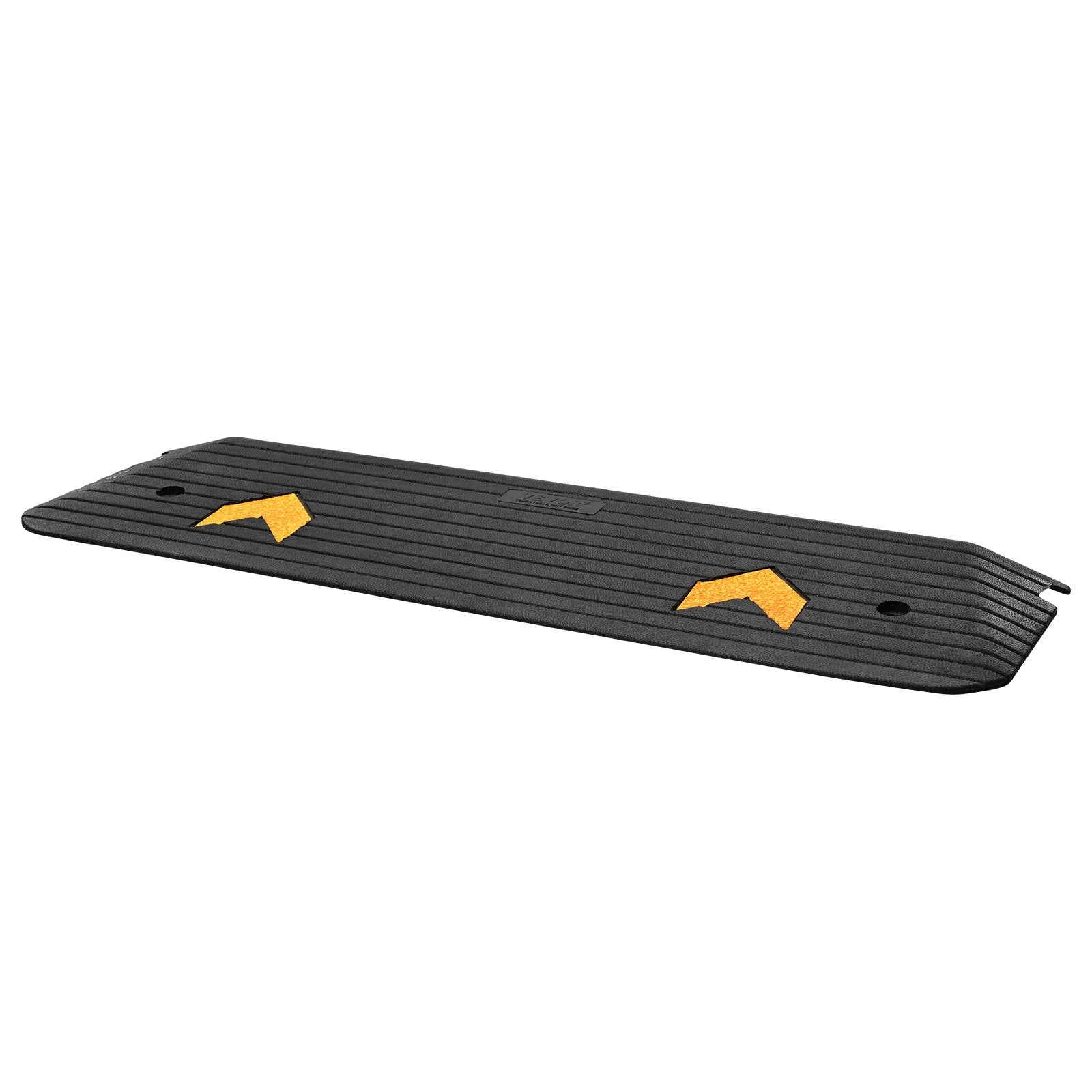 Automotive Decor: VEVOR Upgraded Rubber Threshold Ramp, 2.5 cm Rise Wheelchair Ramp Doorway, Natural Curb Ramp Rated 15 tons Load Capacity, Non-Slip Textured Surface Rubber Curb Ramp for Wheelchair and Scooter