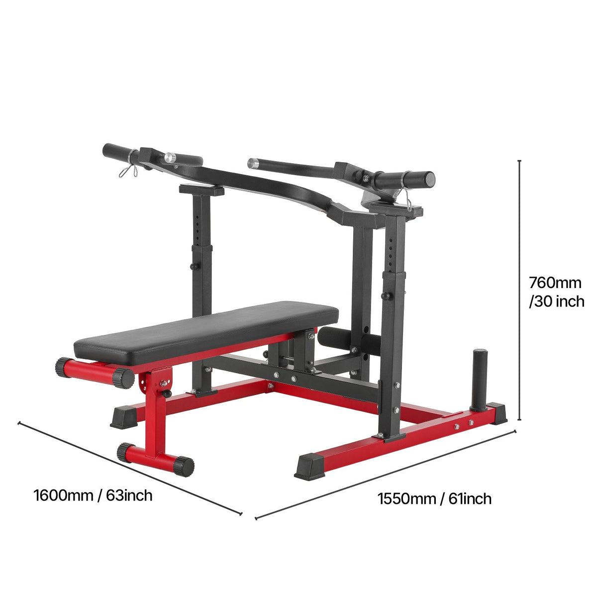 Chest Press Machine, 450 LBS Bench Press Set, Adjustable Flat Incline Bench with Independent Converging Arms, Upper Chest Equipment, Fitness Home Gym Equipment for Chest, AB Workouts, Shoulder