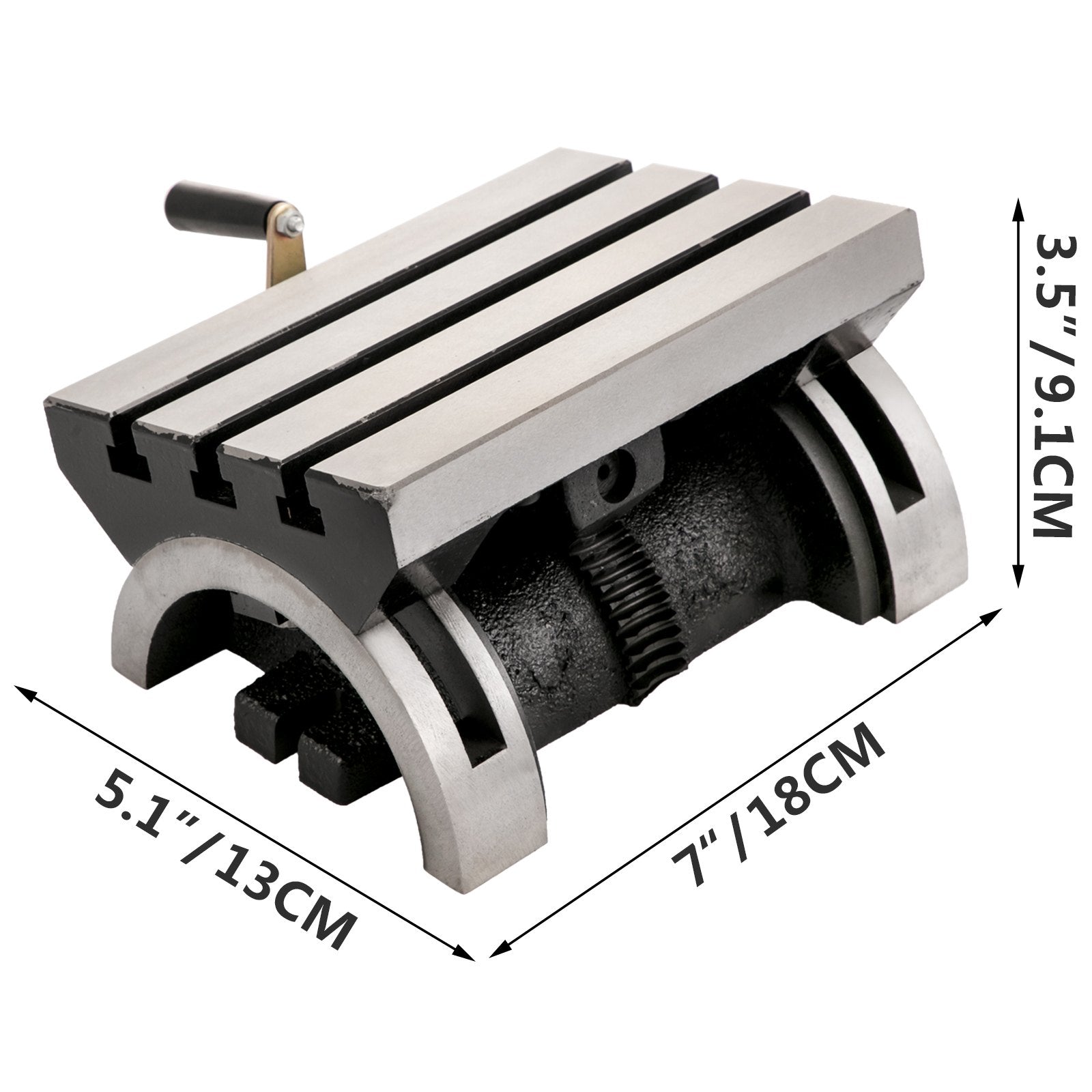 178x125mm Tilting Milling Table Angle Plates Clean Precise Milling Machine