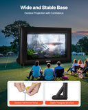 Screens & Stands: VEVOR 14 ft Inflatable Movie Screen 16:9 600D Movie Projector with Portable Bag