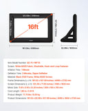 Screens & Stands: VEVOR 16 ft Inflatable Movie Screen 16:9 600D Movie Projector with Portable Bag