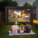 Screens & Stands: VEVOR 16 ft Inflatable Movie Screen 16:9 600D Movie Projector with Portable Bag