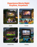 Screens & Stands: VEVOR 15 ft Inflatable Movie Screen 16:9 600D Movie Projector with Portable Bag