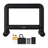 Screens & Stands: VEVOR 15 ft Inflatable Movie Screen 16:9 600D Movie Projector with Portable Bag