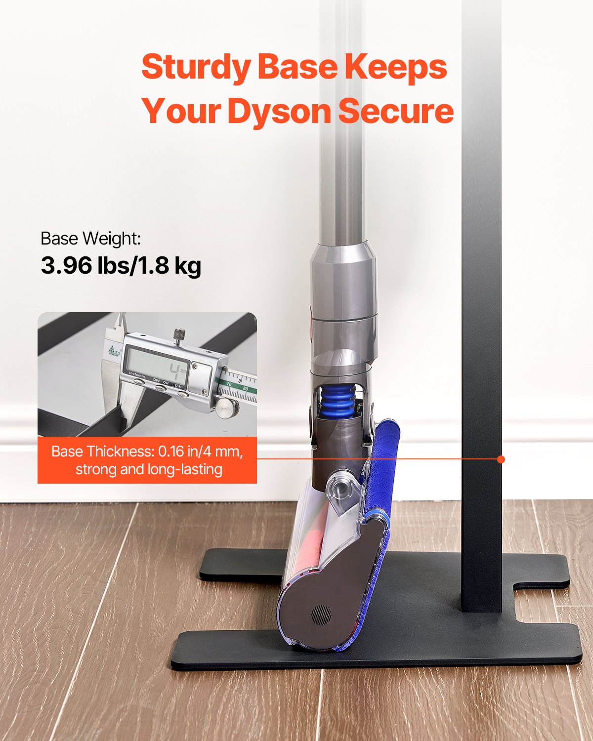 Vacuum Cleaner Accessories: VEVOR Vacuum Stand for Dyson Multi-Models Storage Bracket Holder with 6 Hooks