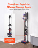Steam cleaners: VEVOR Vacuum Stand, Compatible With Dyson V6 V7 V8 V10 V11 V15, Stable Vacuum Stand Holder with 4 Hooks for Dyson DC30 DC31 DC34 DC35 DC58 DC59 DC62 D74 Cordless Upright Vacuum Cleaners & Accessories