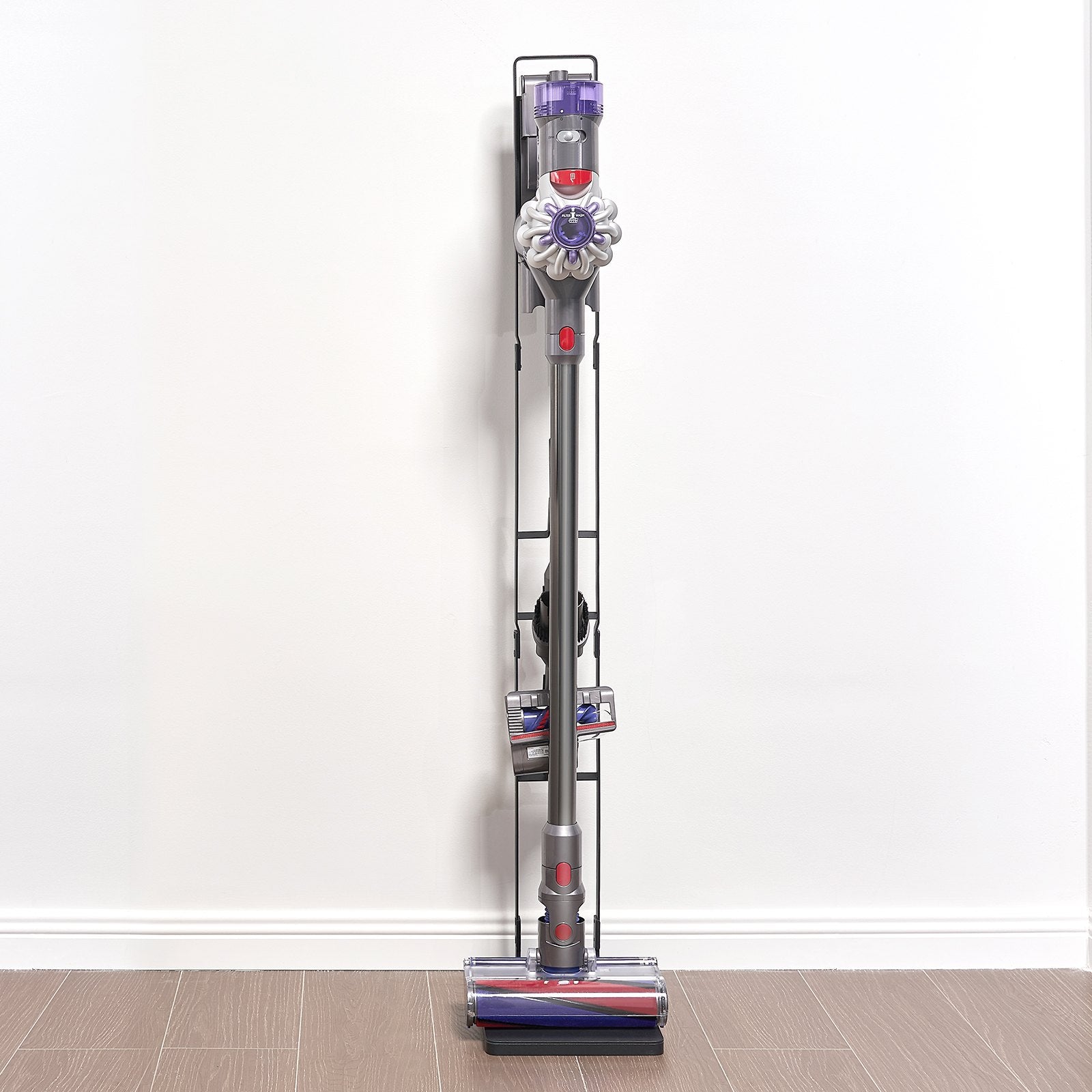 Vacuum Stand, Compatible With Dyson V6 V7 V8 V10 V11 V15, Stable Vacuum Stand Holder with 4 Hooks for Dyson DC30 DC31 DC34 DC35 DC58 DC59 DC62 D74 Cordless Upright Vacuum Cleaners & Accessories