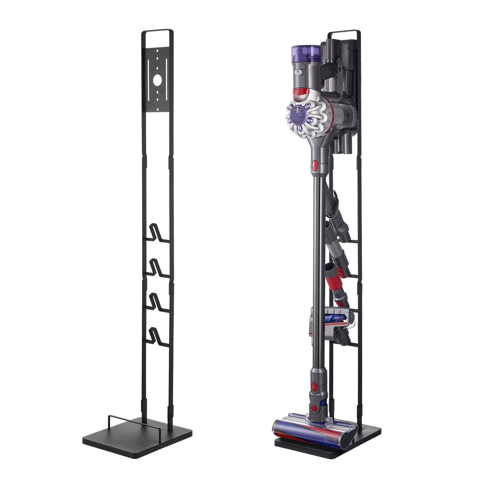 Vacuum Stand, Compatible With Dyson V6 V7 V8 V10 V11 V15, Stable Vacuum Stand Holder with 4 Hooks for Dyson DC30 DC31 DC34 DC35 DC58 DC59 DC62 D74 Cordless Upright Vacuum Cleaners & Accessories