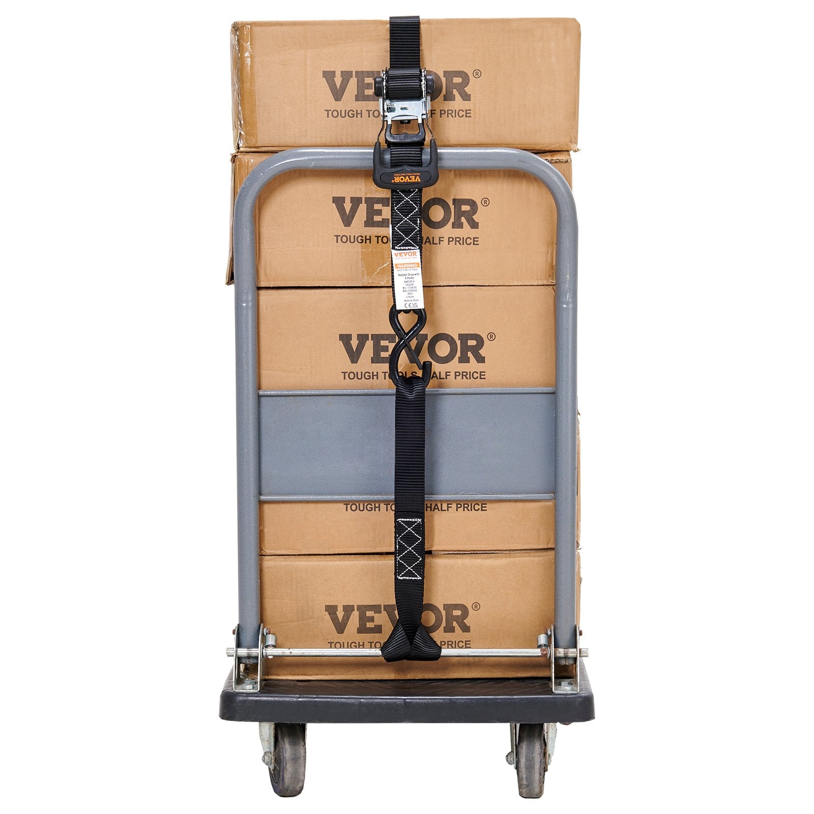 Automotive Repair & Speciality Tools: VEVOR 4 Pack Ratchet Tie Down Straps 5208 lbs 1.6