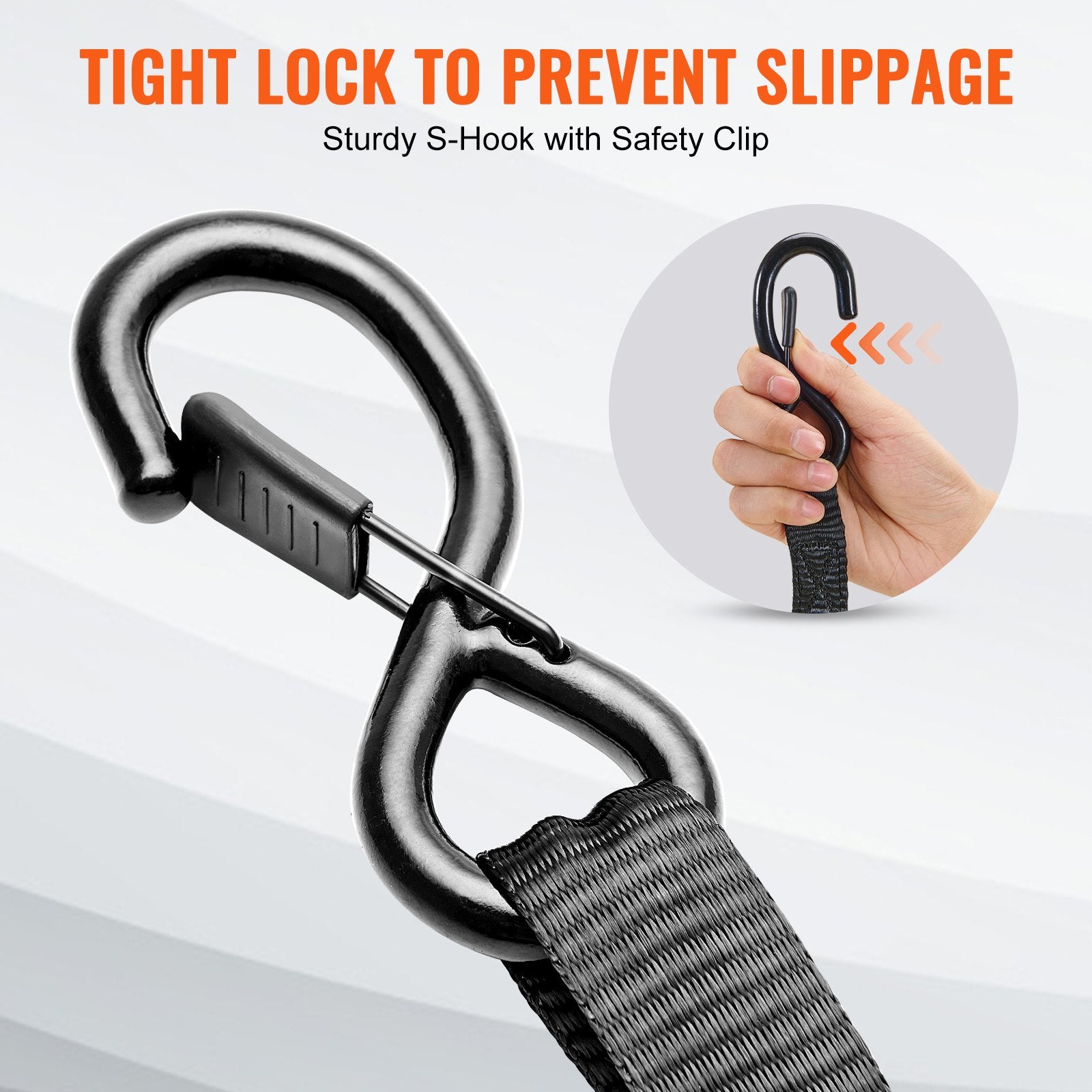 Cat Carriers & Crates: VEVOR 4 Pack Ratchet Tie Down Straps 2200 lbs 1"x15' Heavy Duty for Cargo