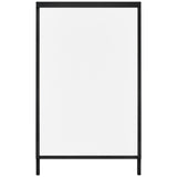 Traffic Control & Parking Tools: VEVOR A Frame Sidewalk Sign, 61x91cm Heavy Duty Slide-in Signboard Holder, Double-Sided Folding Sandwich Board Signs, Steel Pavement Sign Poster for Outdoor Business Street Advertising (Frame only)