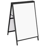 Traffic Control & Parking Tools: VEVOR A Frame Sidewalk Sign, 61x91cm Heavy Duty Slide-in Signboard Holder, Double-Sided Folding Sandwich Board Signs, Steel Pavement Sign Poster for Outdoor Business Street Advertising (Frame only)