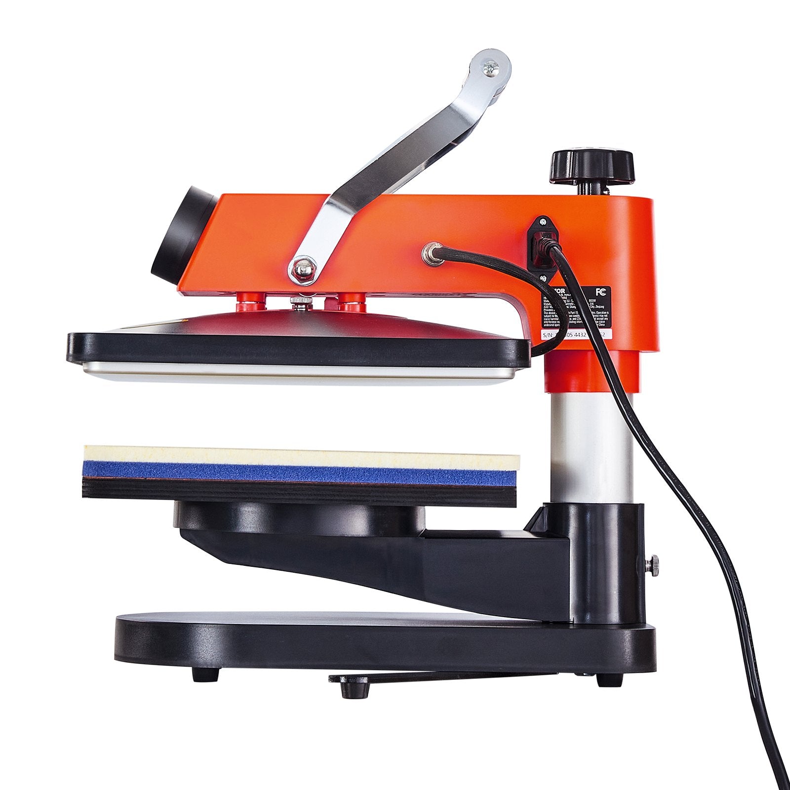 Heat Press Machine 12x15in 5in1 Sublimation Transfer T-shirt Plate Mug Cup