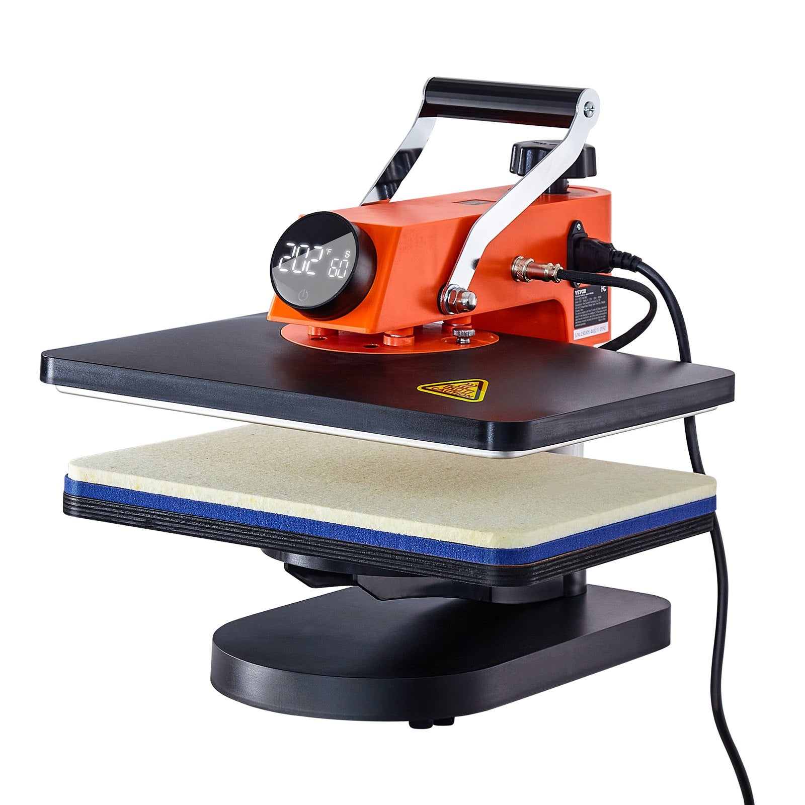 Heat Press Machine 12x15in 8in1 Sublimation Transfer T-shirt Plate Mug Cup