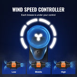 Fan Accessories: VEVOR Inline Duct Fan, 102mm 129.7 CFM with Variable Speed Controller, Quiet AC-motor Ventilation Exhaust Fan for Cooling Booster, Grow Tents, Hydroponics