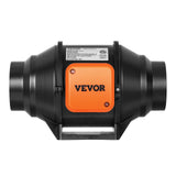 Fan Accessories: VEVOR Inline Duct Fan, 102mm 129.7 CFM with Variable Speed Controller, Quiet AC-motor Ventilation Exhaust Fan for Cooling Booster, Grow Tents, Hydroponics