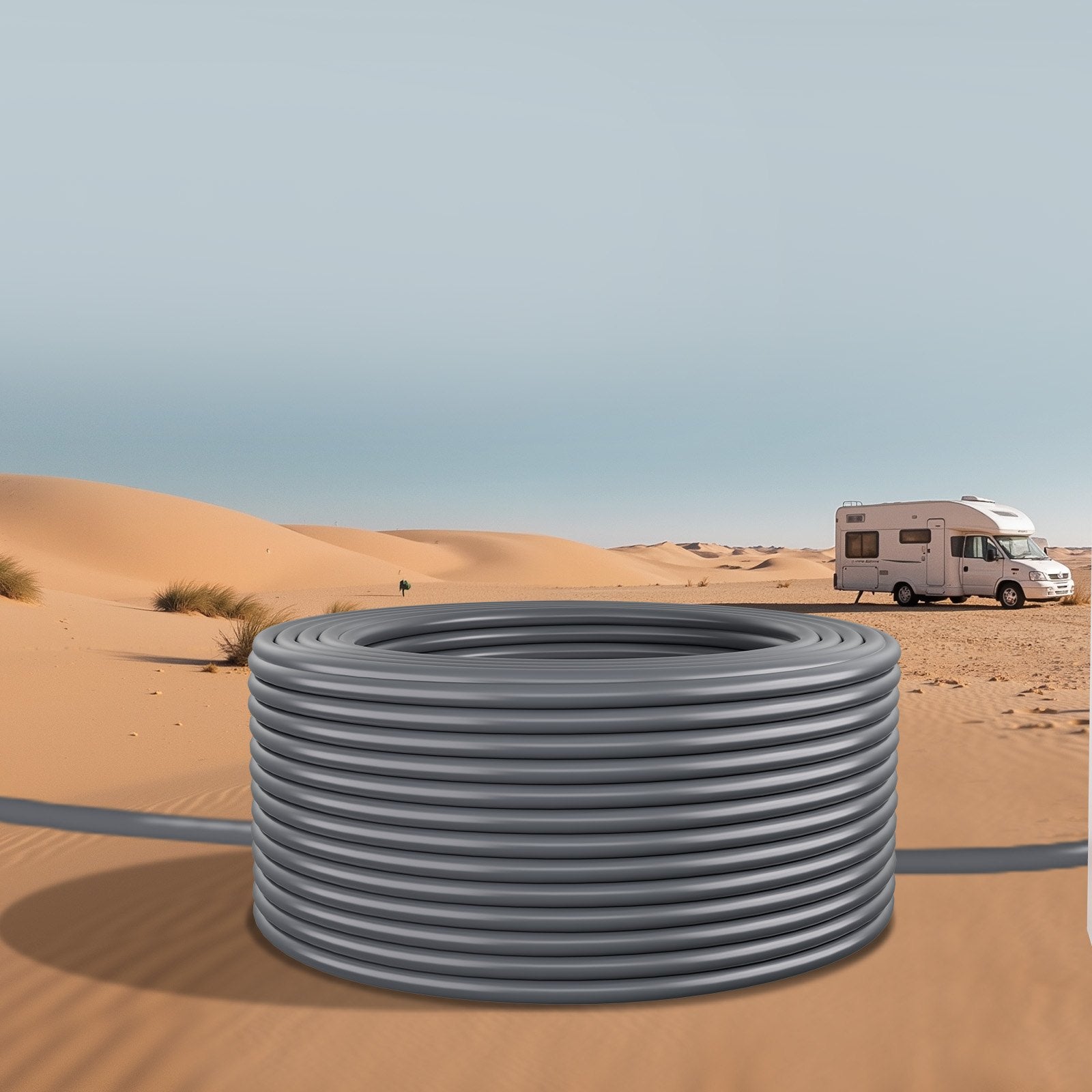 Safes & Lock Boxes: VEVOR Starlink Gen 3 Cable,22.86 m, 26 AWG Copper Core, Durable Extension Cable for Standard Generation 3, Compatible with Starlink Rectangular Satellite V3, Flexible Wiring for RV, Backyard, Camping